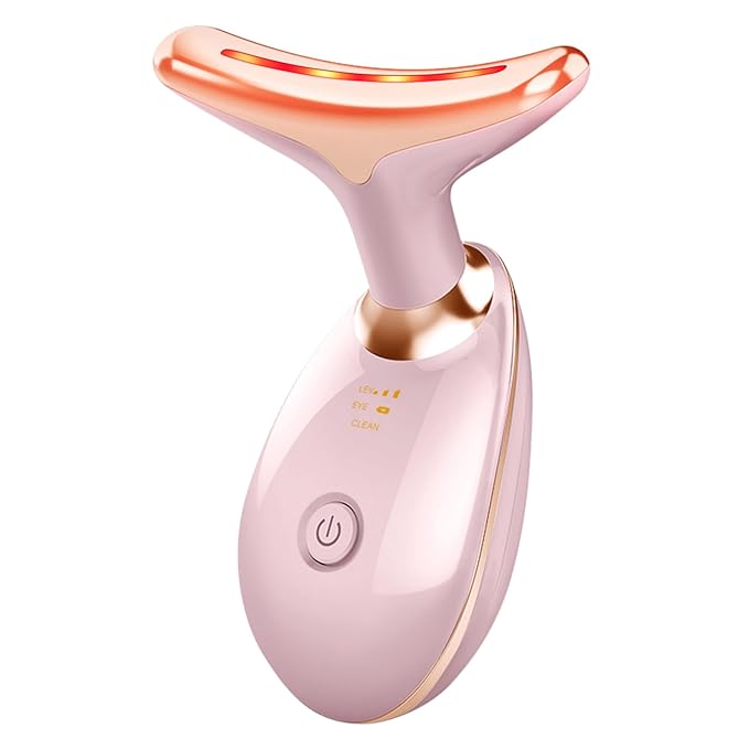 7-Color LED Microcurrent Facial Massager | Skin Firming for Face & Neck