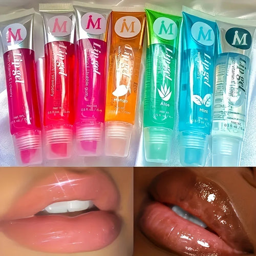 6-Piece Moisturizing Lip Gloss Set | Rosehip & Coconut Flavors