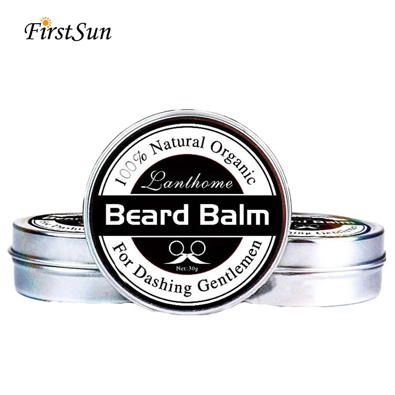 Natural Beard Balm & Growth Oil for Men – Moisturizing Styling Cream