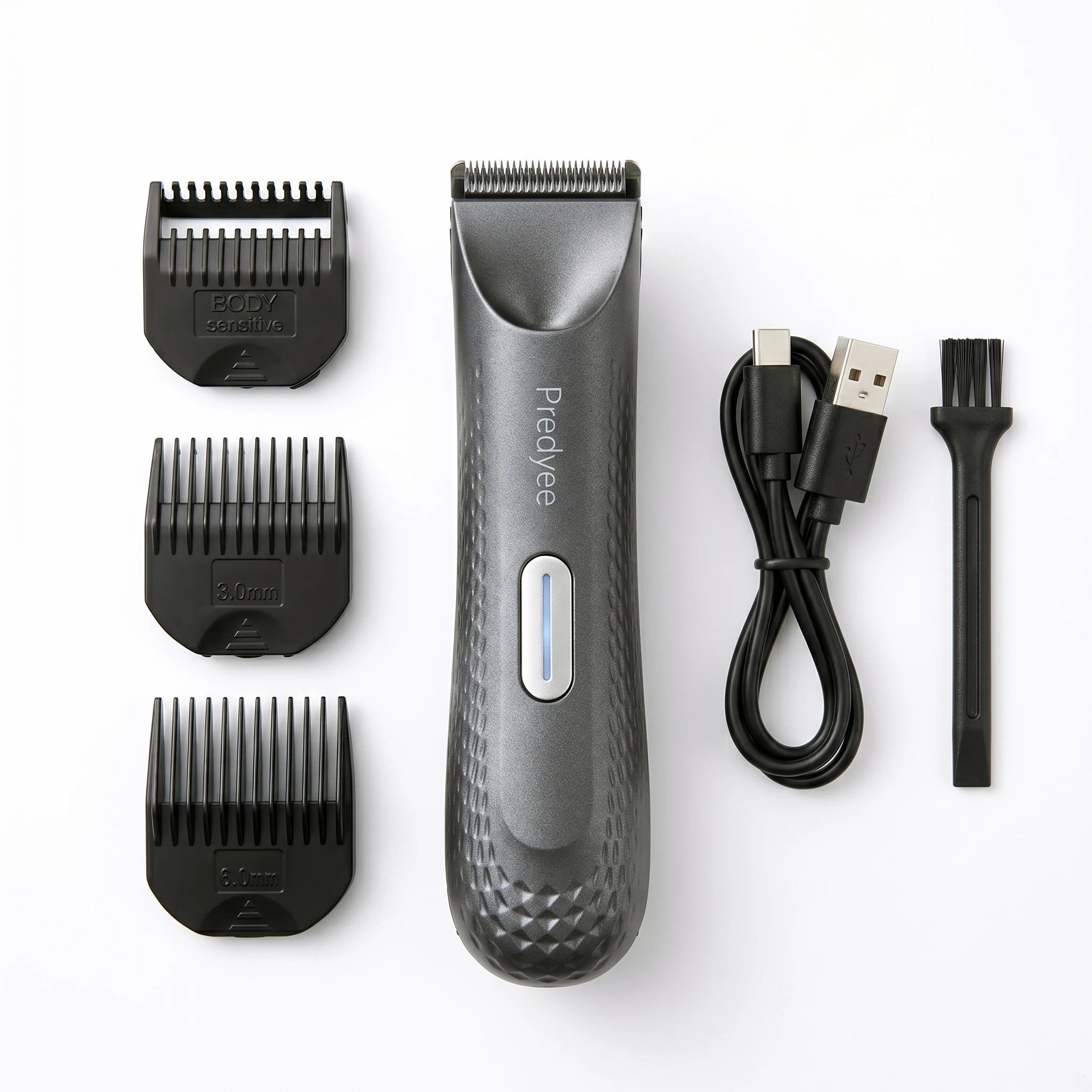 Men's Waterproof Body Groomer & Trimmer with Ceramic Blade