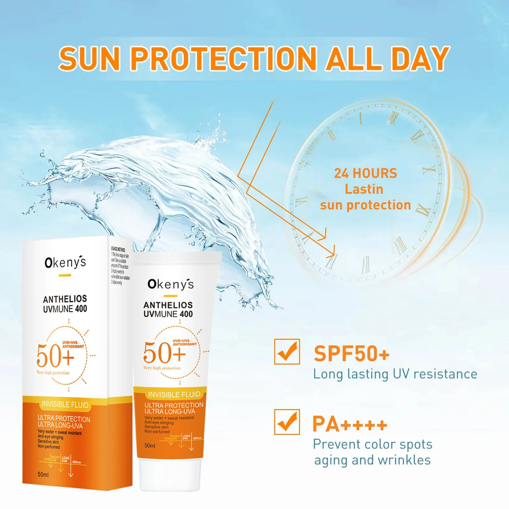 SPF 50+ Invisible Sunscreen | Anti-Shine & Ultra Protection