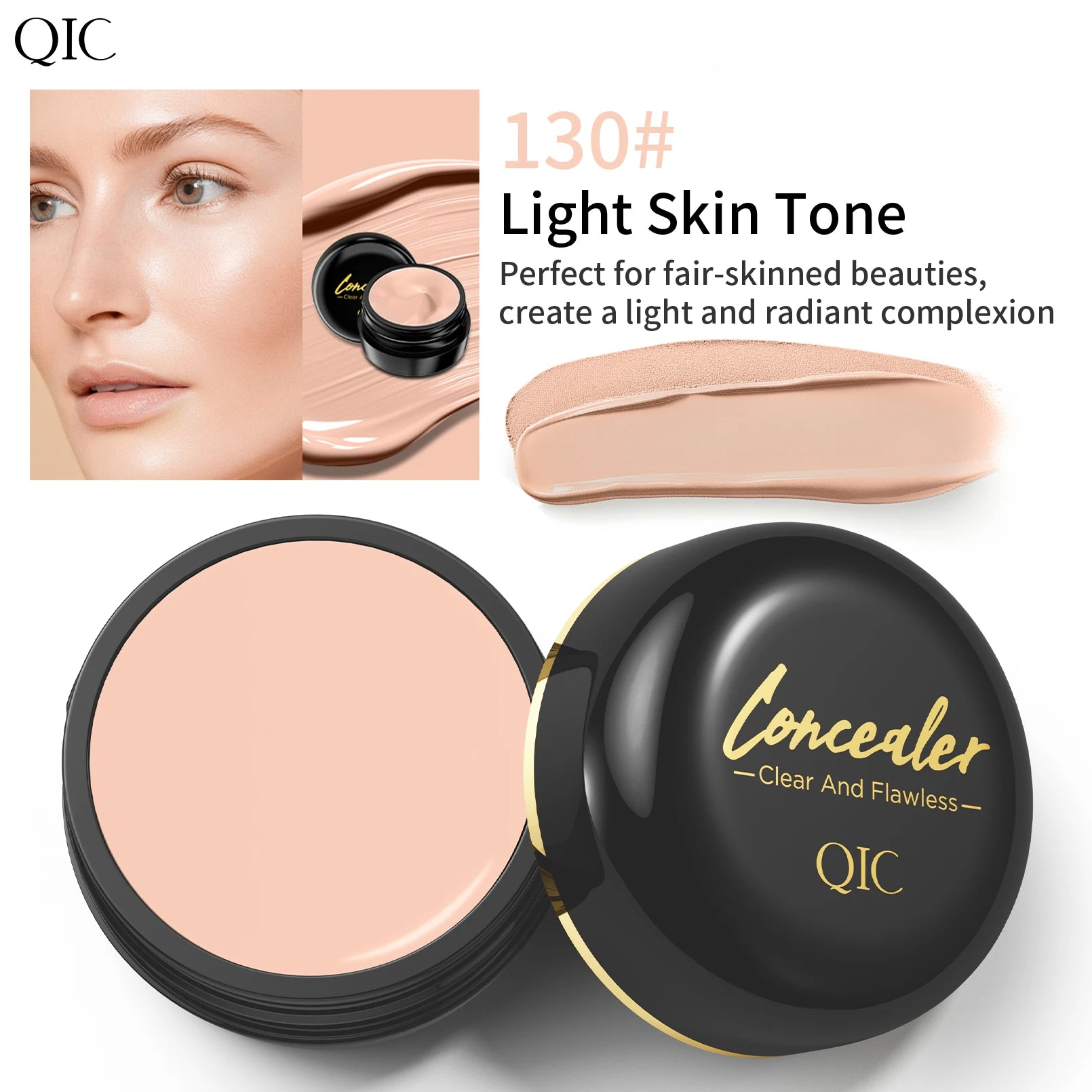 Waterproof Full Coverage Concealer for Tattoos & Scars