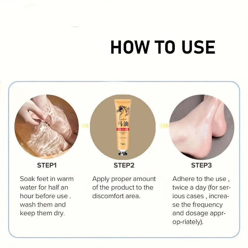 Deep Moisturizing Foot & Hand Cream - Dry Skin Care
