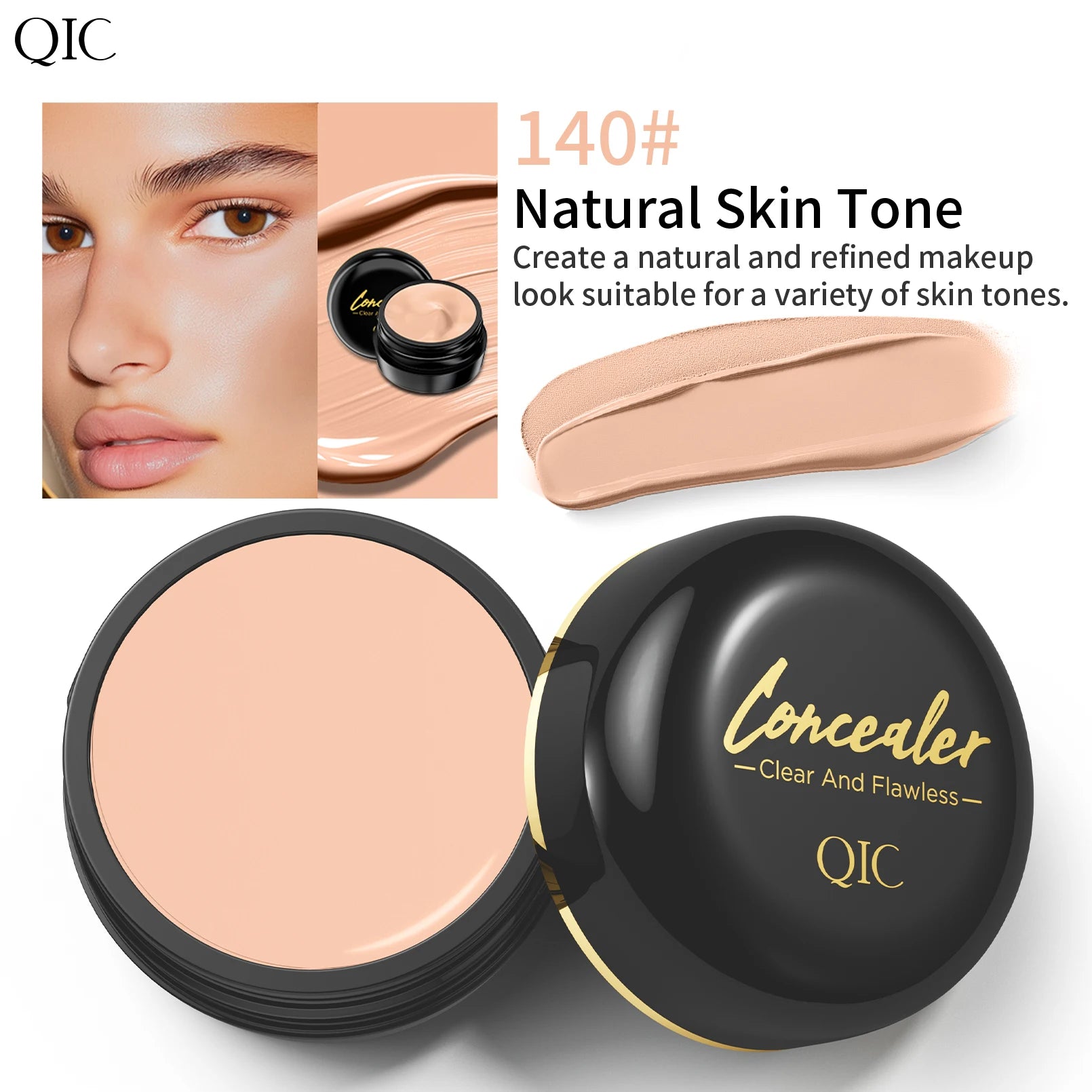 Waterproof Full Coverage Concealer for Tattoos & Scars