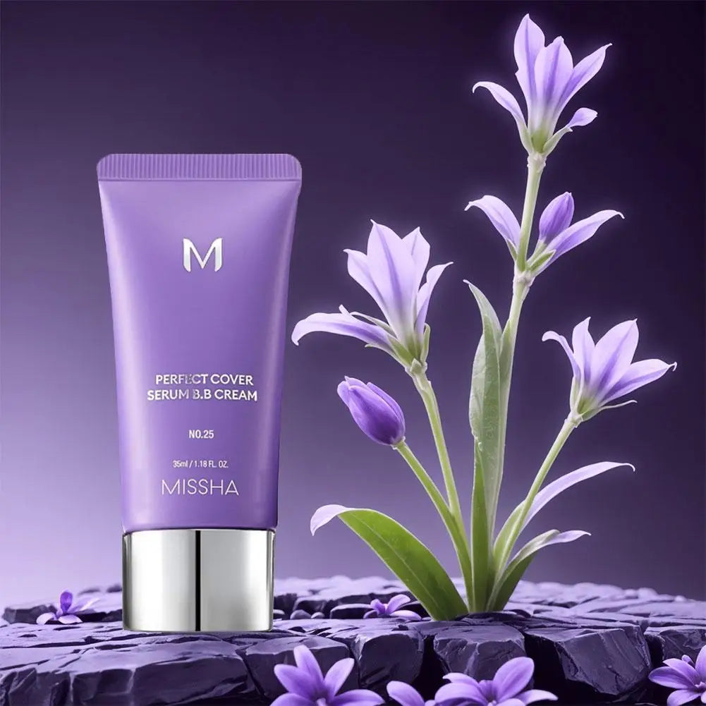 Korean MISSHA BB Cream Foundation Perfect Cover Concealer Waterproof Hyaluronic Acid Color Correcting Natural Snug Fit