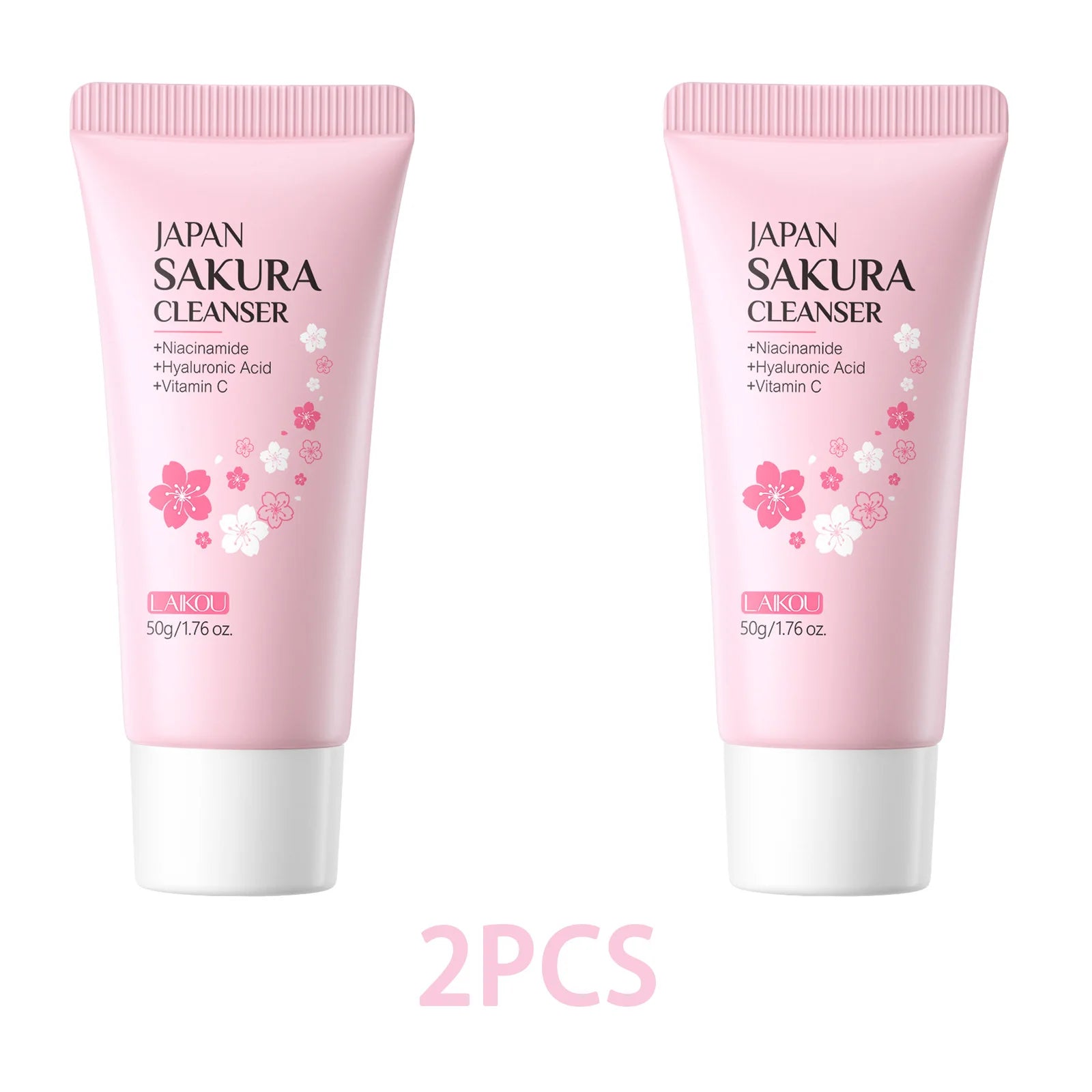 Laikou Sakura Facial Cleanser - Deep Cleansing All Skin Types 50g