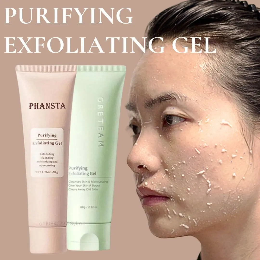 Pore Purifying Face Exfoliating Gel - Oil Control & Moisturizing ✅
