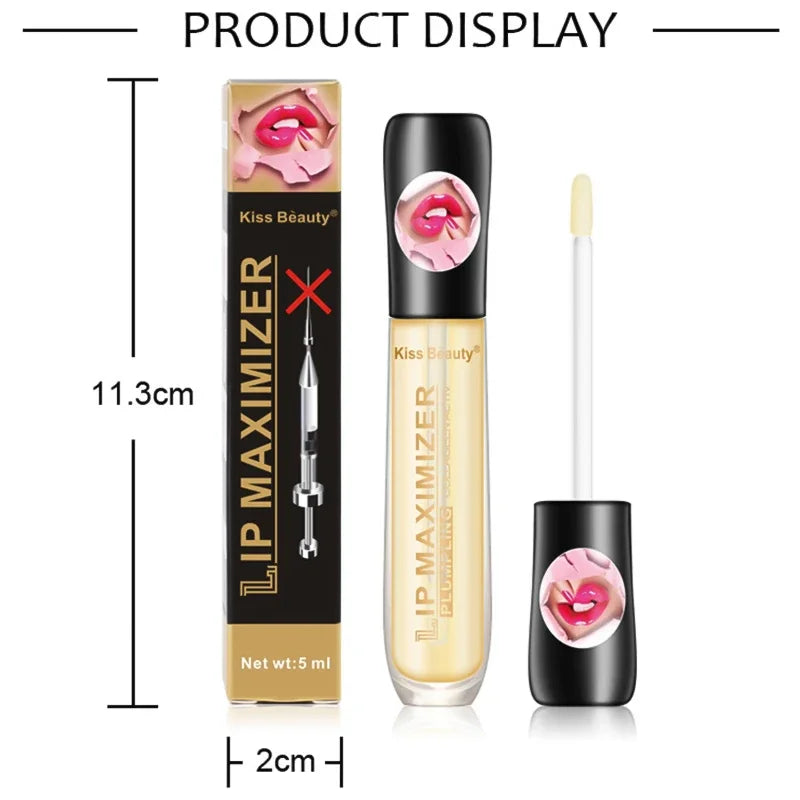 Plumping Lip Oil Gloss | Moisturizing & Brightening Lip Serum