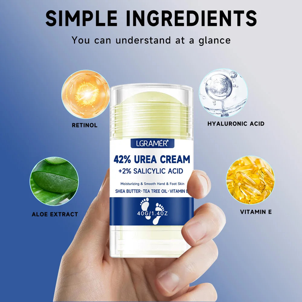 42% Urea + 2% Salicylic Acid Foot & Hand Cream | Deep Hydration & Repair