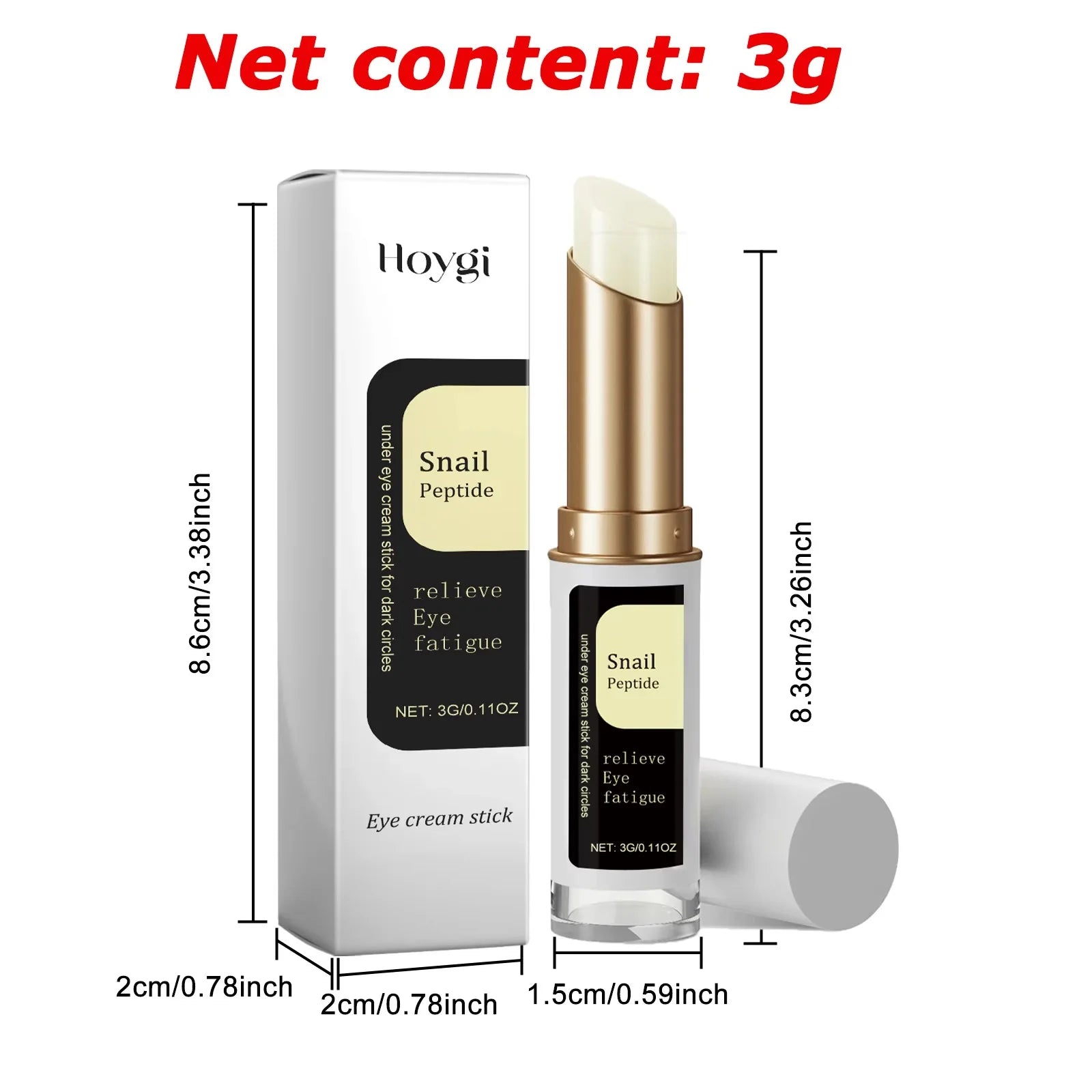 Snail Collagen Eye Cream Stick | Fade Dark Circles & Wrinkles