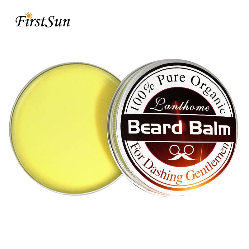 Natural Beard Balm & Growth Oil for Men – Moisturizing Styling Cream