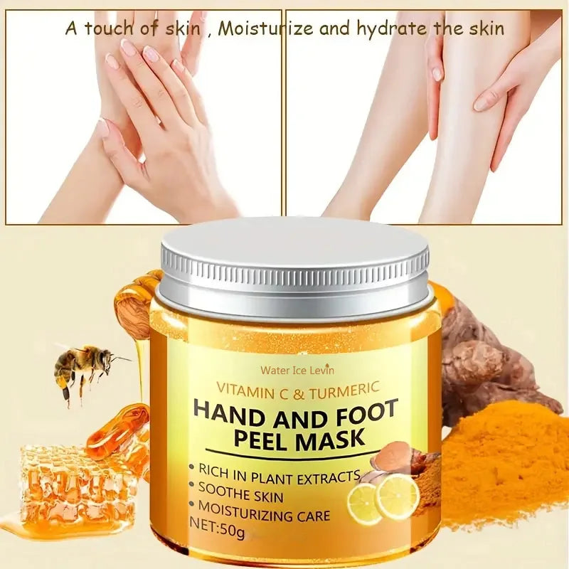 Turmeric Vitamin C Smoothing Wax Mask - Hands & Fee