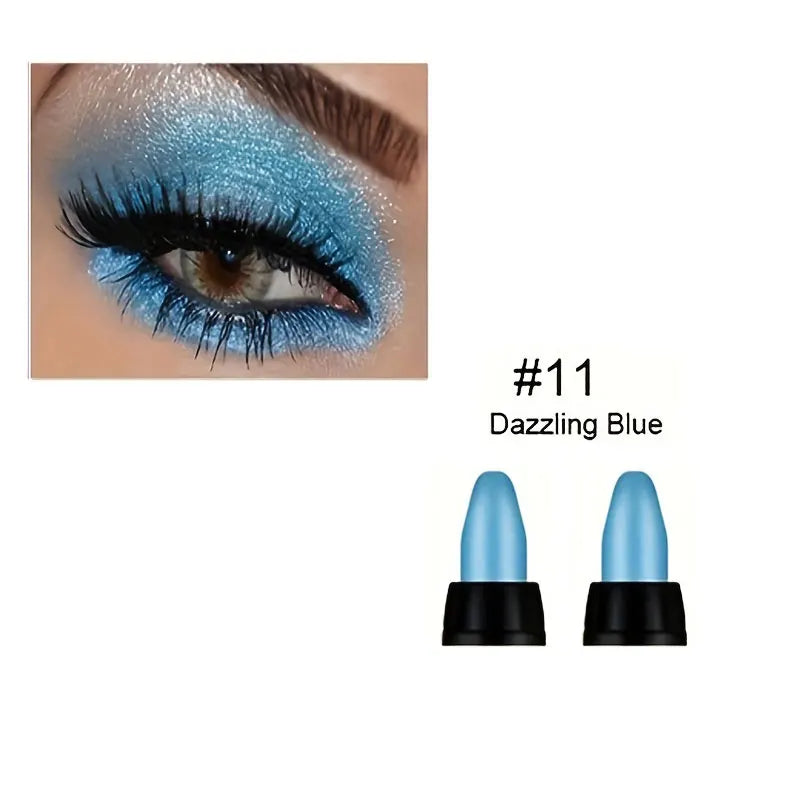 16 Colors Glitter Waterproof Eyeliner Set | Long-Lasting & Smudge-Proof
