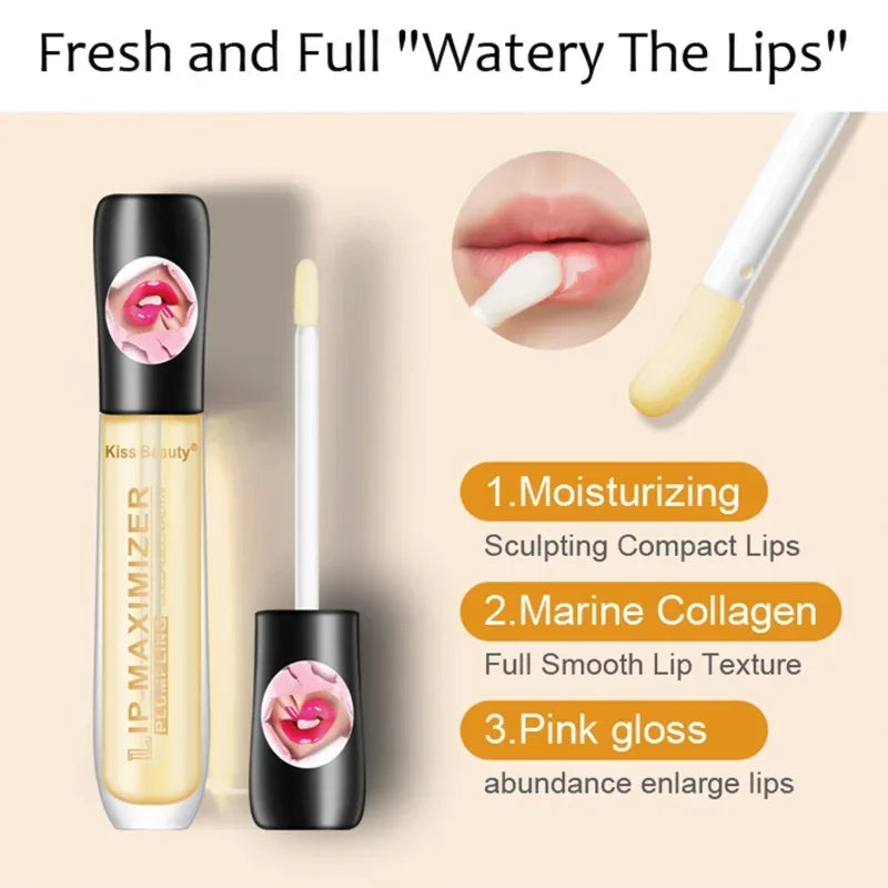 Plumping Lip Oil Gloss | Moisturizing & Brightening Lip Serum