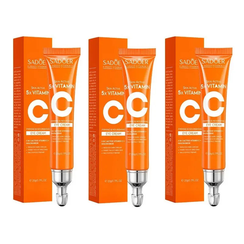 SADOER Vitamin C Eye Cream - Anti Dark Circles & Firming