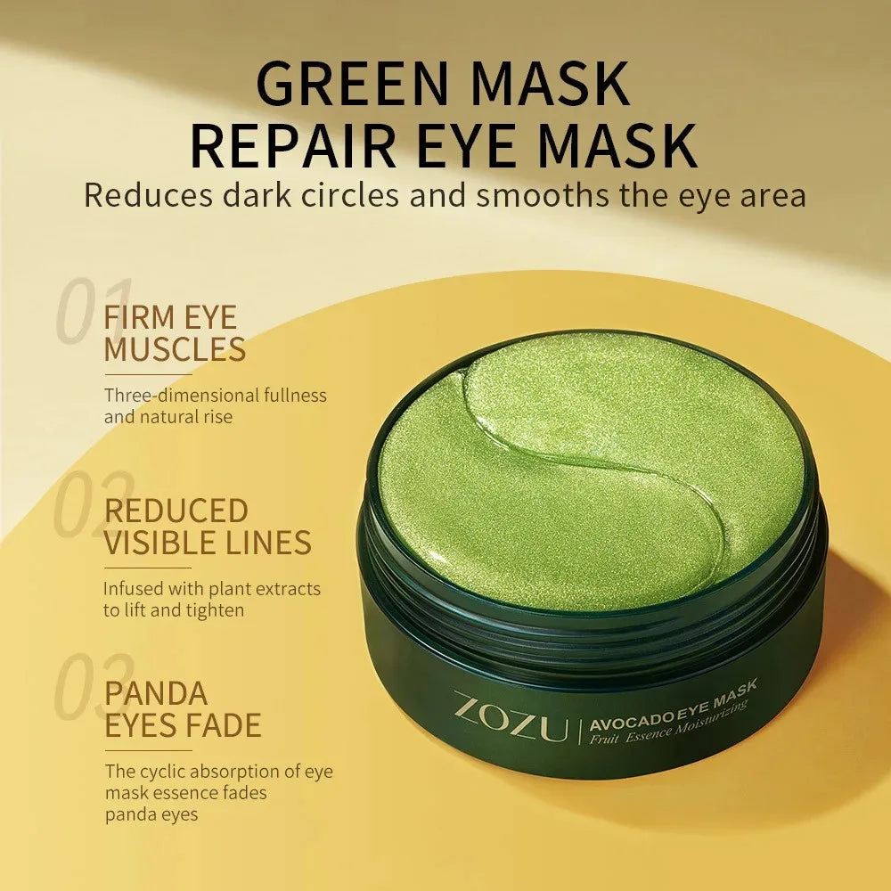 Avocado Gold Eye Patches - Anti Dark Circles & Firming (60/120pcs)