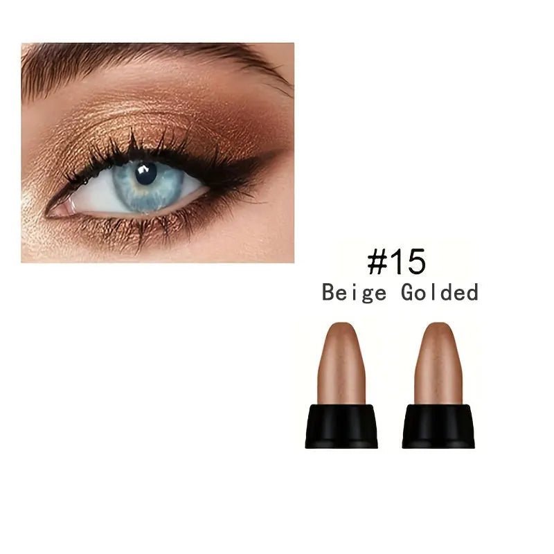 16 Colors Glitter Waterproof Eyeliner Set | Long-Lasting & Smudge-Proof