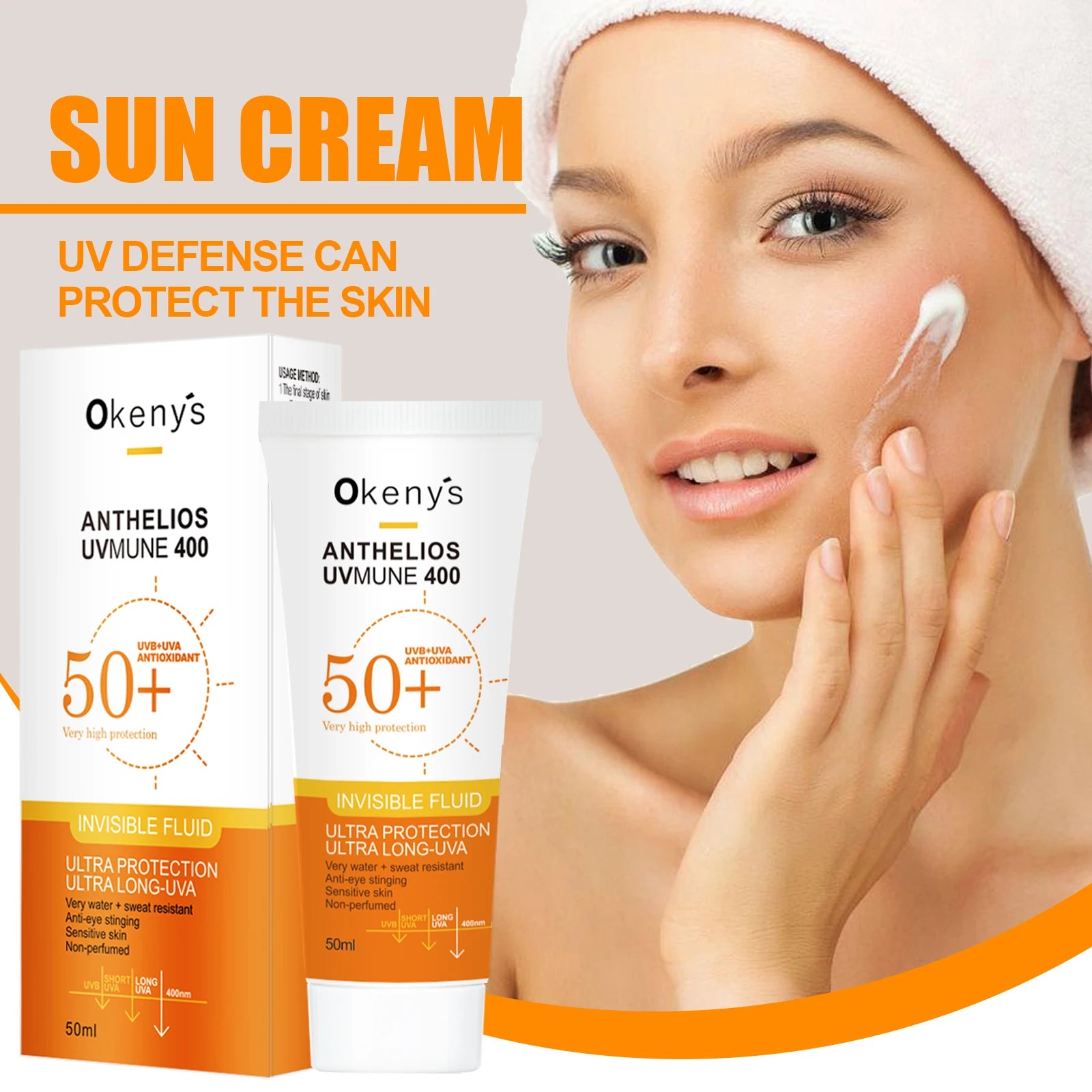 SPF 50+ Invisible Sunscreen | Anti-Shine & Ultra Protection