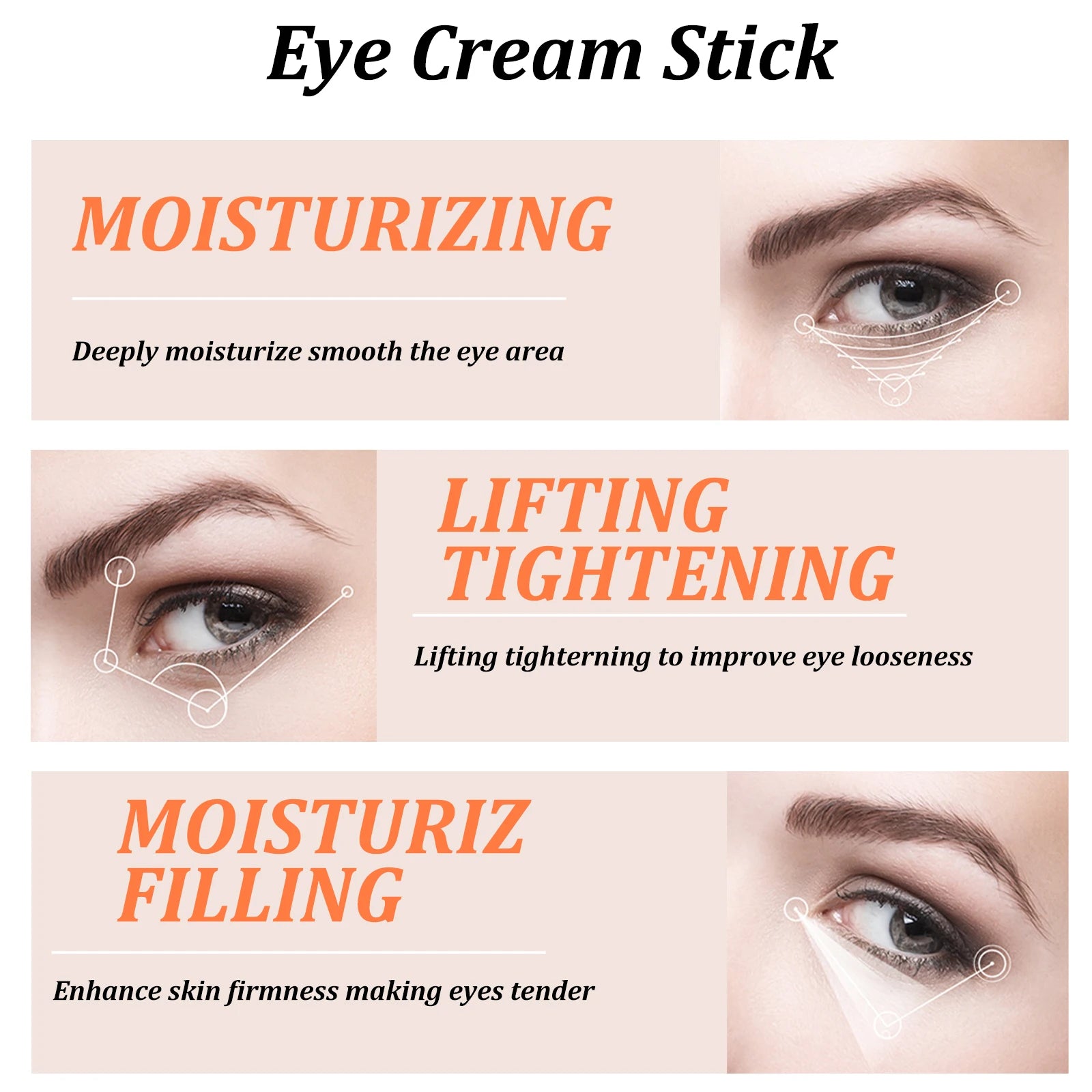 Snail Collagen Eye Cream Stick | Fade Dark Circles & Wrinkles