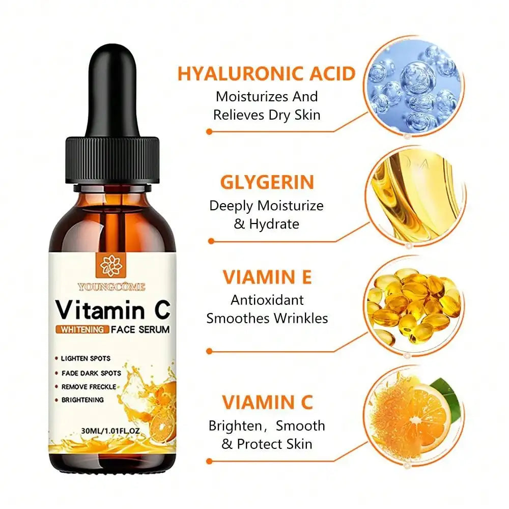 Vitamin C Serum with Hyaluronic Acid | Brighten, Hydrate & Anti-Aging 30ml