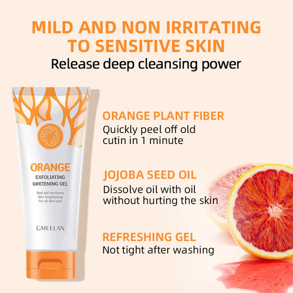 Orange Exfoliating Gel | Brightening & Hydrating Korean Scrub 50g