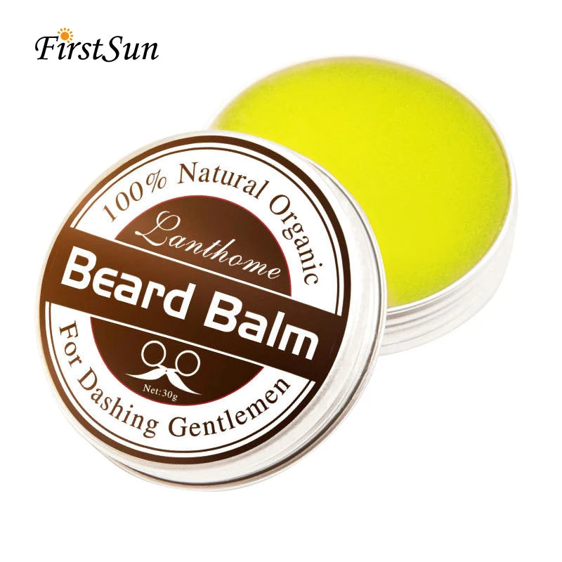 Natural Beard Balm & Growth Oil for Men – Moisturizing Styling Cream
