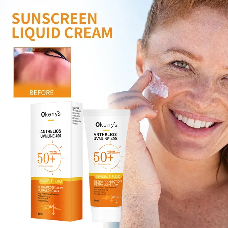 SPF 50+ Invisible Sunscreen | Anti-Shine & Ultra Protection