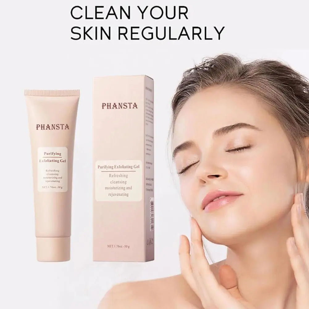Pore Purifying Face Exfoliating Gel - Oil Control & Moisturizing ✅
