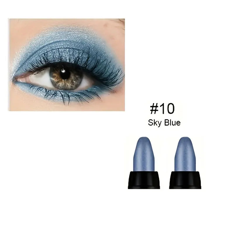 16 Colors Glitter Waterproof Eyeliner Set | Long-Lasting & Smudge-Proof