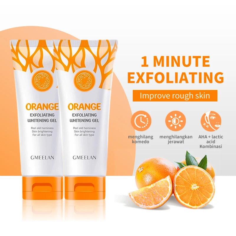Orange Exfoliating Gel | Brightening & Hydrating Korean Scrub 50g