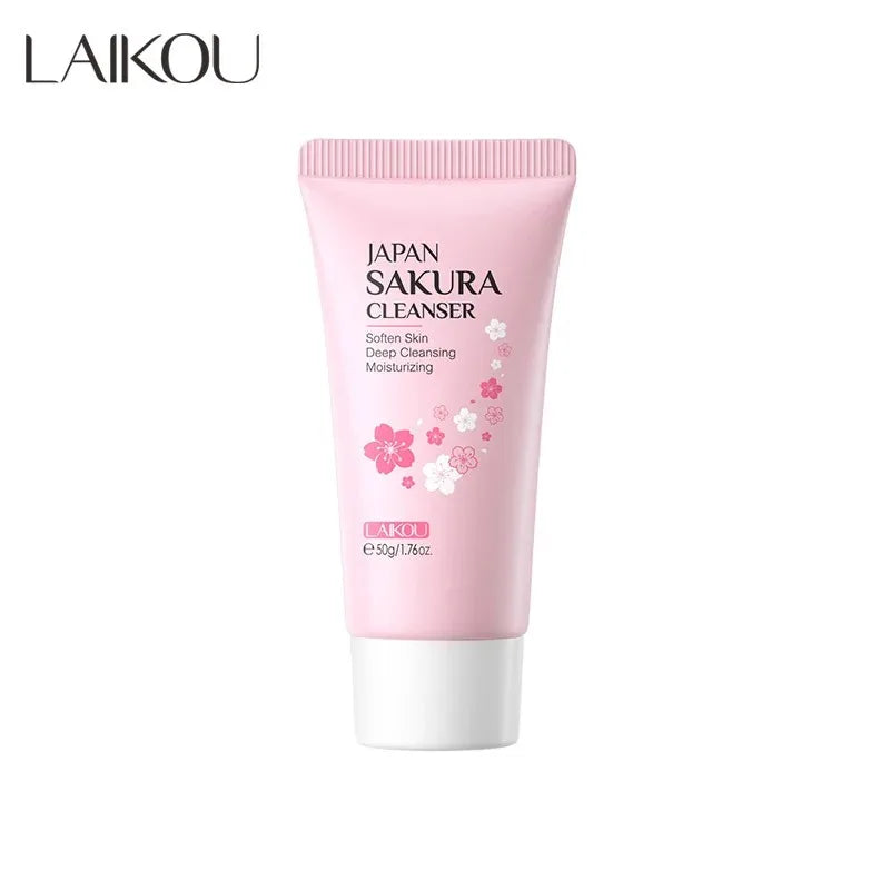 Laikou Sakura Facial Cleanser - Deep Cleansing All Skin Types 50g