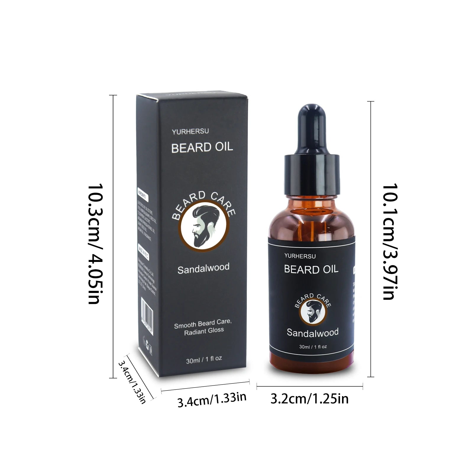 Beard & Facial Hair Growth Oil 30ml – Thickening & Nourishing