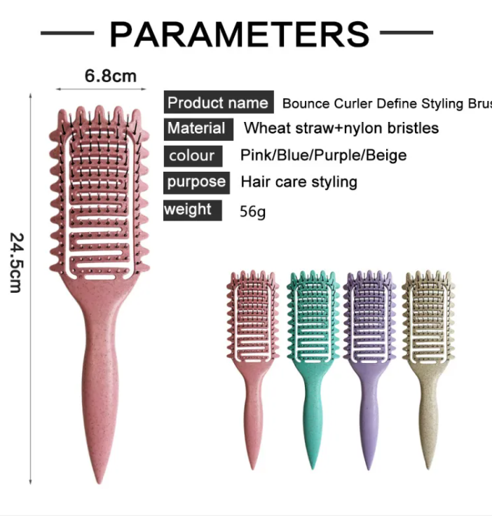 Curl Hair Hollow Comb | Define & Shape Your Curls Effortlessly