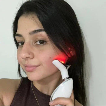 7-Color LED Microcurrent Facial Massager | Skin Firming for Face & Neck